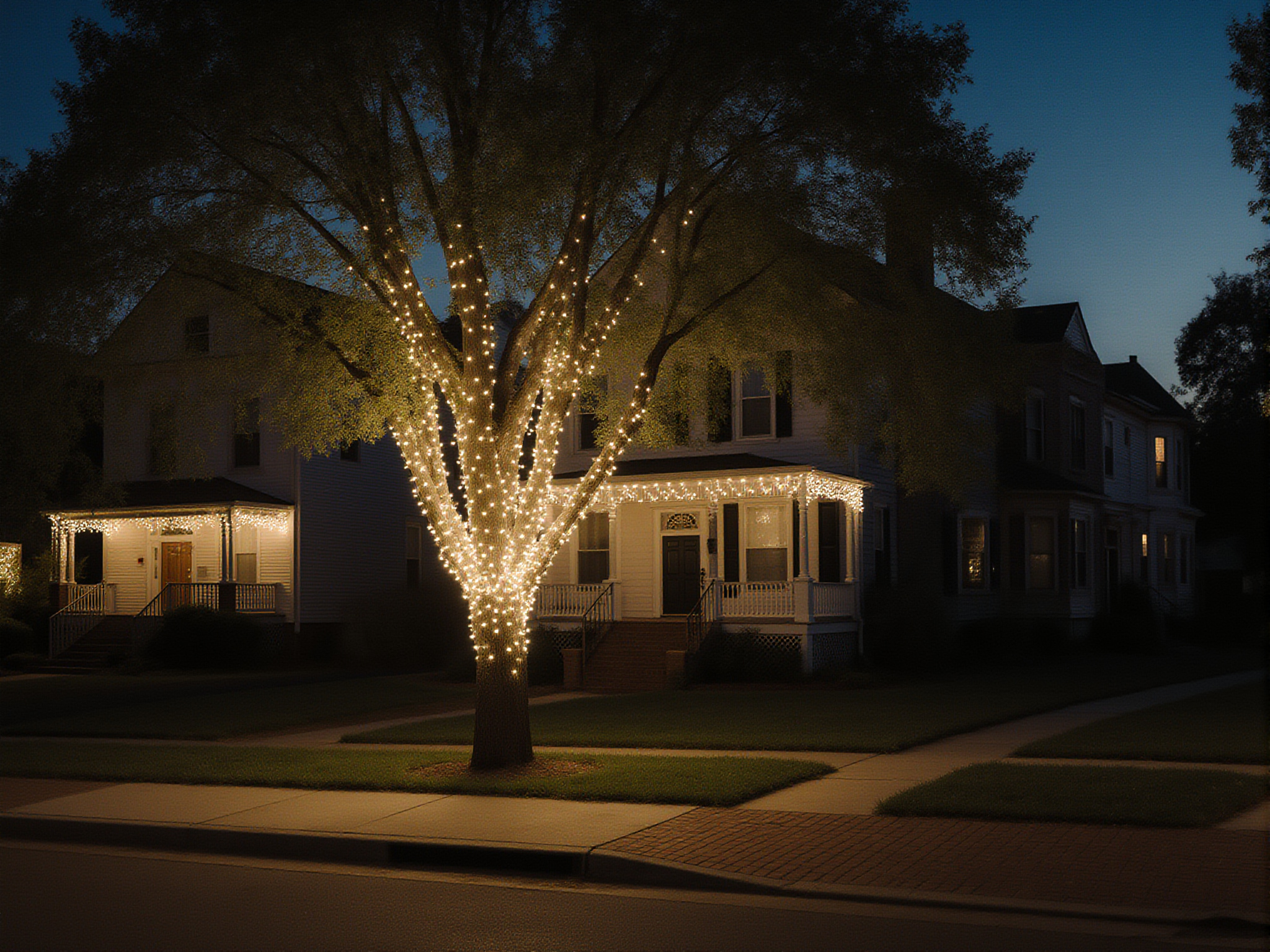 The Lockeland Springs Tree Lighting event
